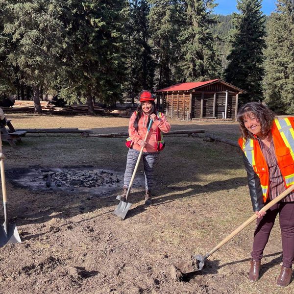 Ground broken on Caretaker House at campsite