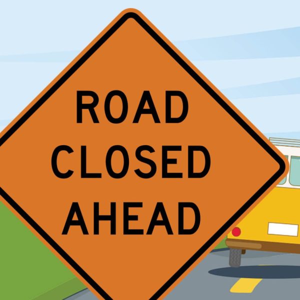 Temporary road closure to health