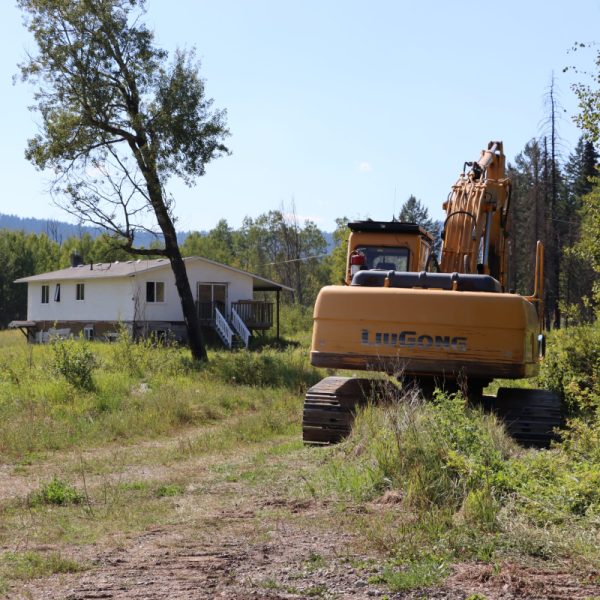 Demolition on Mountain House Road