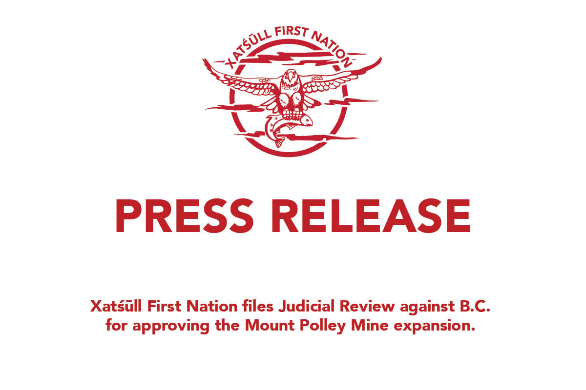 Xatśūll First Nation files Judicial Review against B.C.