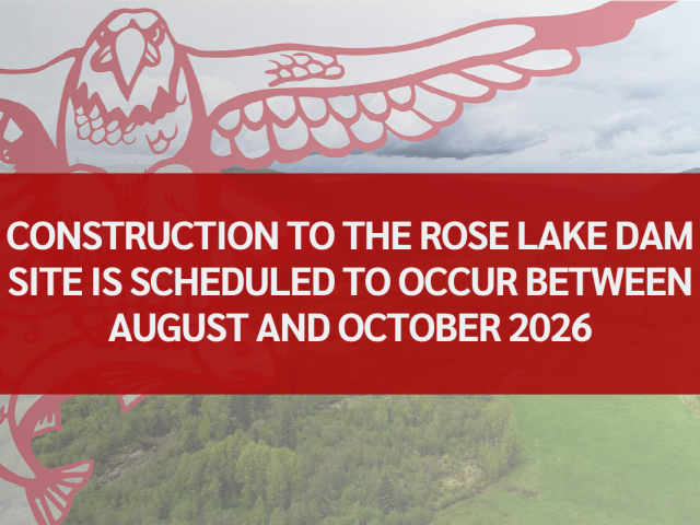 Construction to the Rose Lake Dam